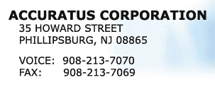 Accuratus Corporation-35 Howard Street-Phillipsburg, NJ 08865